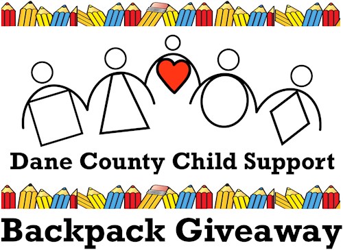 backpack giveaway graphic and DCCSA logo