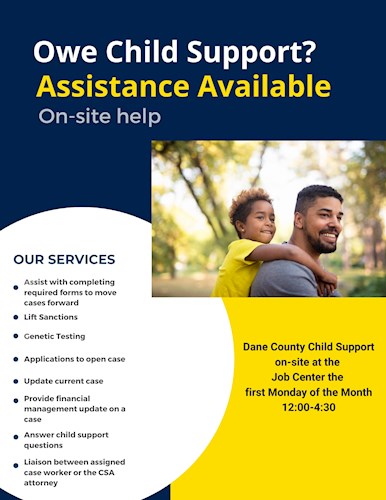 Child Support Assistance at Job Center