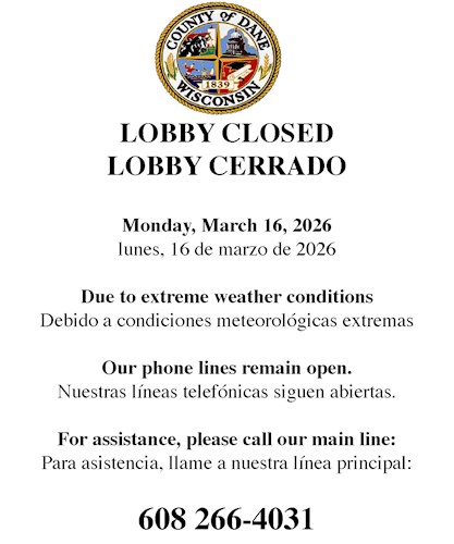 Lobby Closed March 16 2026